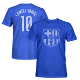 Lamine Yamal Barcelona 1863FC Player Name & Number Twisted Tri-Blend Slub T-Shirt / Soccer New