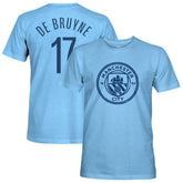 Kevin De Bruyne Manchester City 1863FC Player Name & Number Twisted Tri-Blend Slub T-Shirt / Soccer On sale