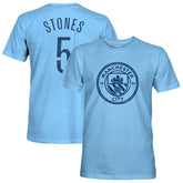 John Stones Manchester City 1863FC Player Name & Number Twisted Tri-Blend Slub T-Shirt / Soccer New