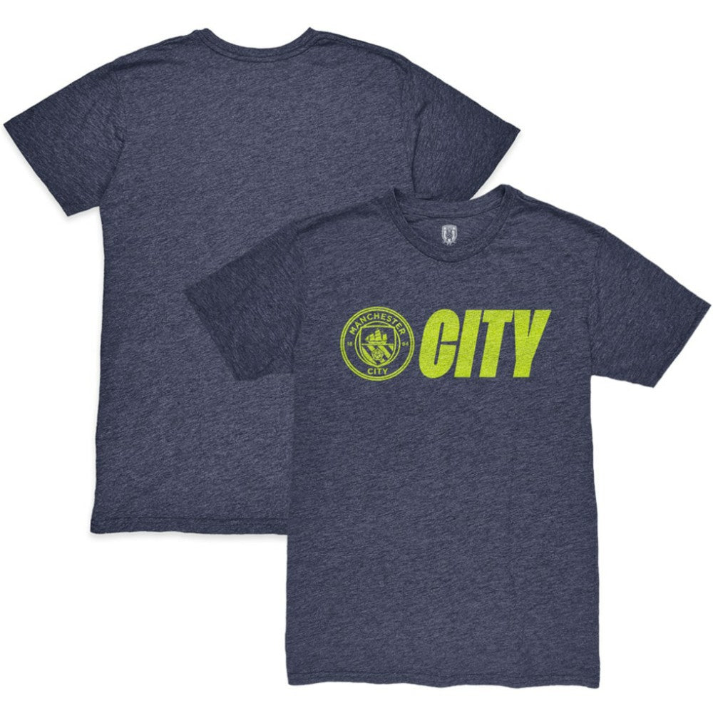 Manchester City 1863FC Lockup Twisted Tri-Blend Slub T-Shirt / Soccer Online