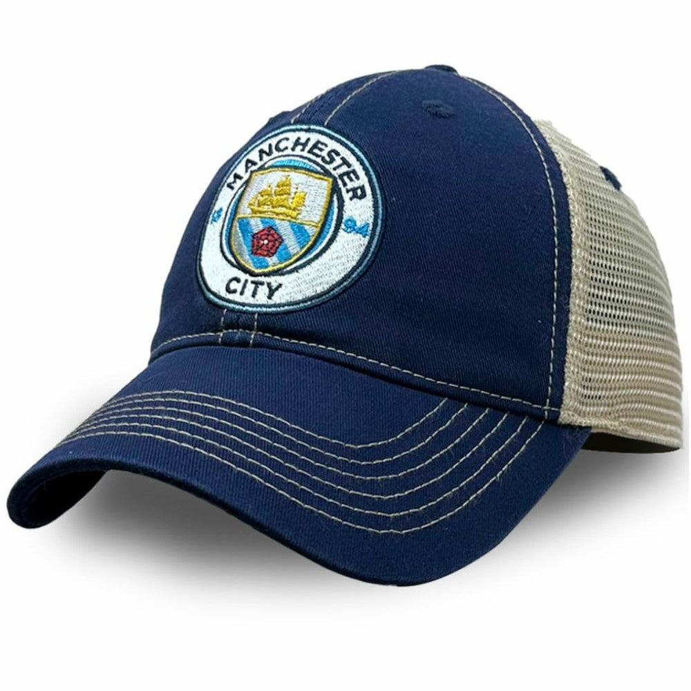 Manchester City 1863FC Trucker Adjustable Hat / Soccer For sale