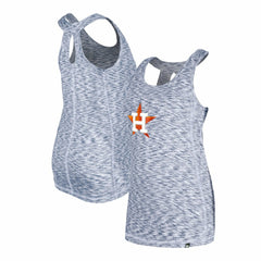 Houston Astros Women's Space Dye Keyhole Back Tank Top - Navy | New Era