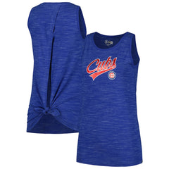 Chicago Cubs Women's Space-Dye Active Tank Top - Royal | New Era