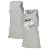 Chicago White Sox Soft as a Grape Women's Gauze High Neck Tank Top - Gray