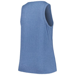 Houston Astros Soft as a Grape Women's Plus Size Curvy High Neck Tri-Blend Tank Top - Navy
