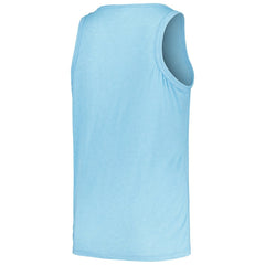 Los Angeles Dodgers Soft as a Grape Women's Plus Size Curvy High Neck Tri-Blend Tank Top - Light Blue