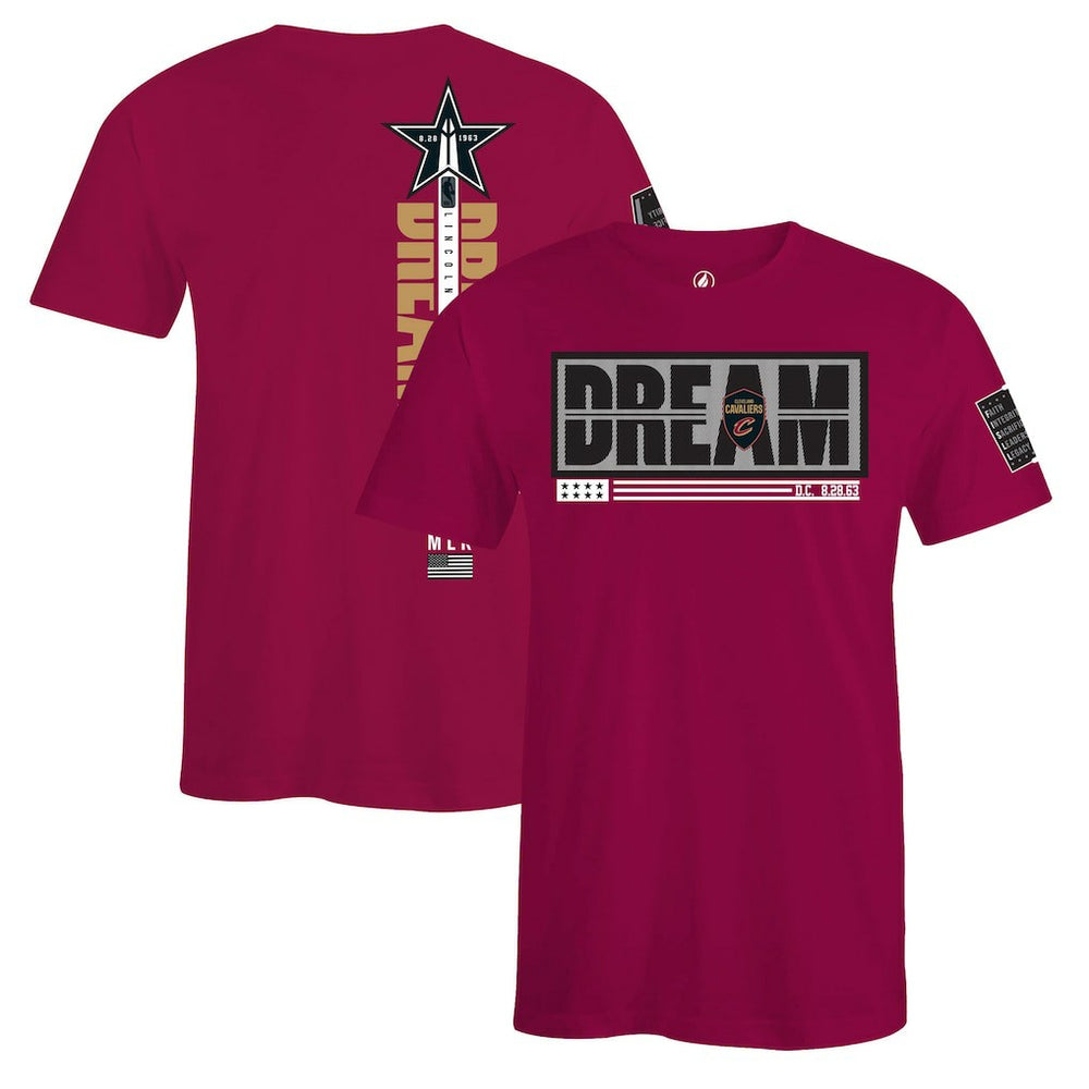 Cleveland Cavaliers FISLL x Black History Collection Unisex T-Shirt - Wine discount