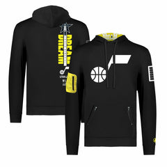 Utah Jazz FISLL x Black History Collection Unisex Pullover Hoodie - Black for sale