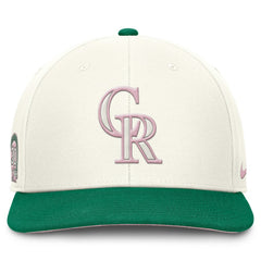 Colorado Rockies Sail Pro Performance Snapback Hat - Cream/Green | Nike