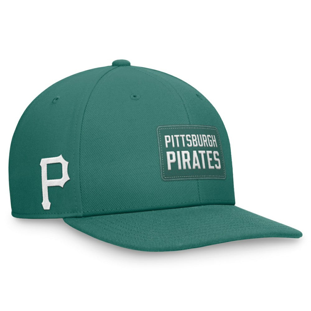 Pittsburgh Pirates Bicoastal Pro Performance Snapback Hat - Green | Nike