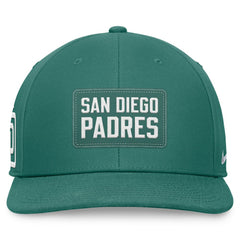 San Diego Padres Bicoastal Pro Performance Snapback Hat - Green | Nike