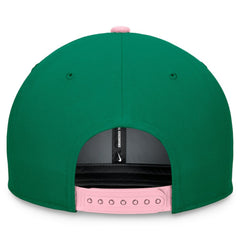 Boston Red Sox Malachite Pro Performance Snapback Hat - Green/Pink | Nike