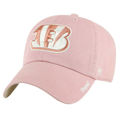 NFL Cincinnati Bengals '47 Women's Ballpark Cheer Dusty Rose Clean Up Adjustable Hat