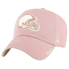 NFL Cleveland Browns '47 Women's Ballpark Cheer Dusty Rose Clean Up Adjustable Hat