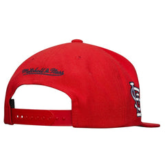 St. Louis Cardinals Team Tagged Snapback Hat - Red | Mitchell & Ness