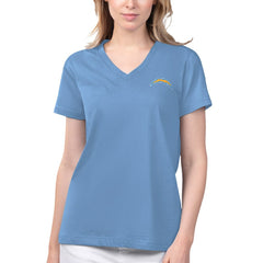 NFL Los Angeles Chargers Margaritaville Women's Game Time V-Neck T-Shirt