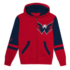 Washington Capitals Preschool Face Off Full-Zip Hoodie