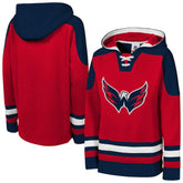 Washington Capitals Youth Ageless Must Have Home V-Neck Pullover Hoodie