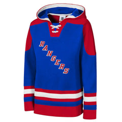 New York Rangers Youth Ageless Must Have Home V-Neck Pullover Hoodie