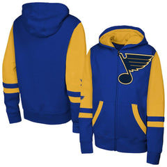St. Louis Blues Youth Face Off Full-Zip Hoodie