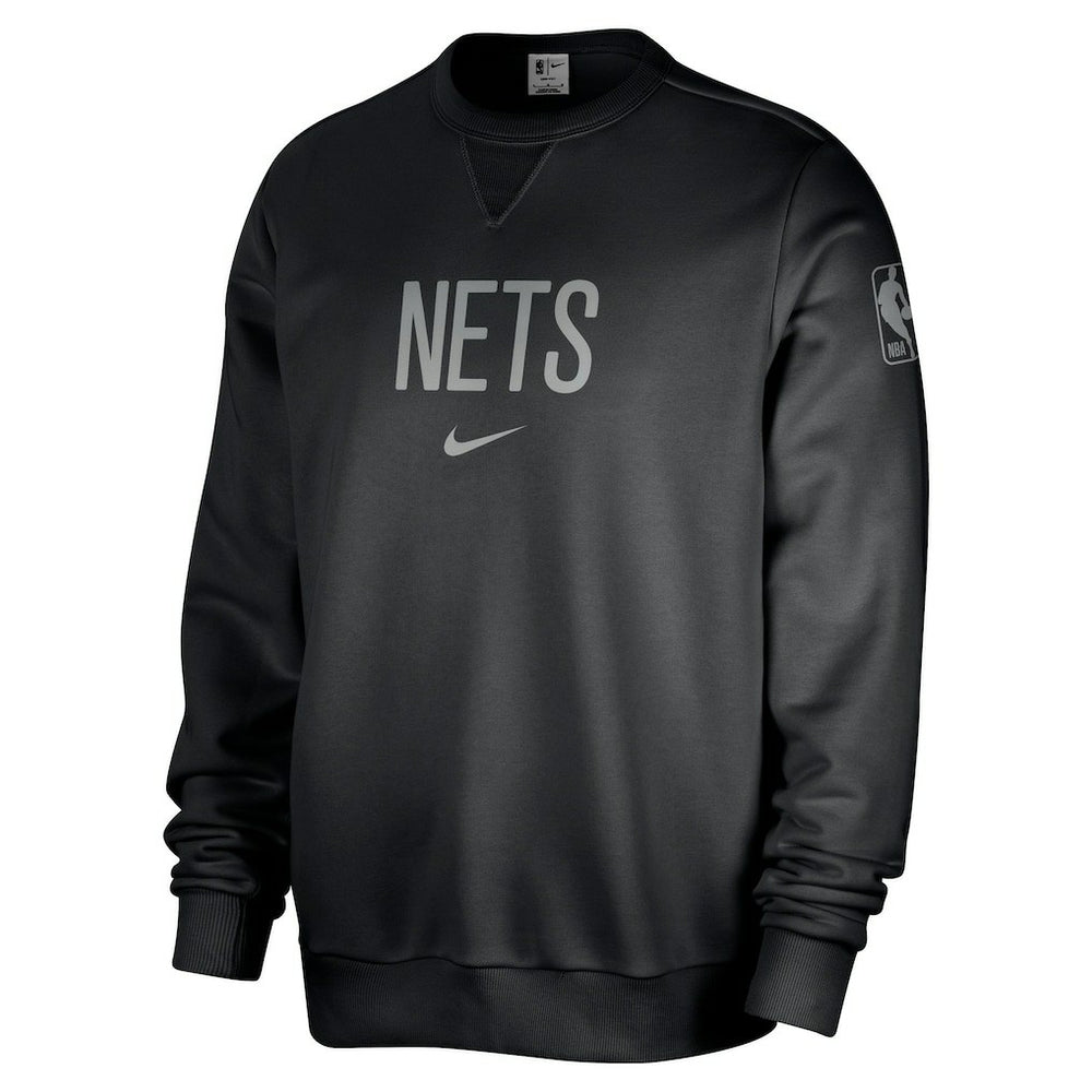 Brooklyn Nets Courtside Standard Issue Performance Pullover Sweatshirt - Black | Nike cheap