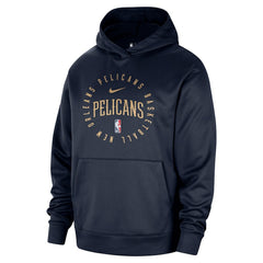 New Orleans Pelicans 2024/25 Spotlight On-Court Practice Performance Pullover Hoodie - Navy | Nike shop