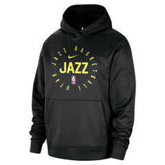 Utah Jazz 2024/25 Spotlight On-Court Practice Performance Pullover Hoodie - Black | Nike for sale