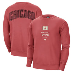 Chicago Bulls Jordan Brand Courtside Statement Edition Heavyweight Pullover Sweatshirt - Red discount