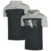 Chicago White Sox Active Brushed Hoodie T-Shirt - Black | New Era