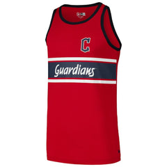 Cleveland Guardians Jersey Ringer Tank Top - Red | New Era