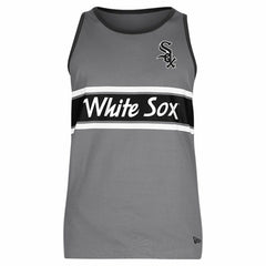 Chicago White Sox Jersey Ringer Tank Top - Gray | New Era