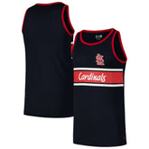 St. Louis Cardinals Jersey Ringer Tank Top - Navy | New Era