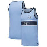 Tampa Bay Rays Jersey Ringer Tank Top - Light Blue | New Era