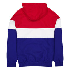 Atlanta Braves Ripstop Raglan Quarter-Zip Hoodie Windbreaker Jacket - Blue | New Era