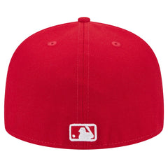 Miami Marlins White Logo 59FIFTY Fitted Hat - Red | New Era