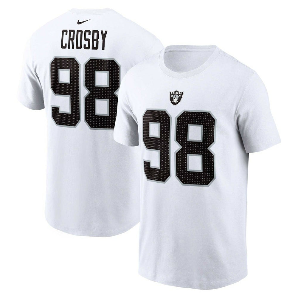 NFL Las Vegas Raiders Maxx Crosby Player Name & Number T-Shirt