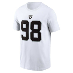 NFL Las Vegas Raiders Maxx Crosby Player Name & Number T-Shirt