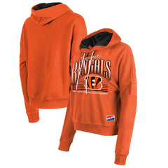 NFL Cincinnati Bengals Women's Boxy Pullover Hoodie