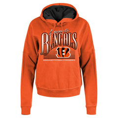 NFL Cincinnati Bengals Women's Boxy Pullover Hoodie