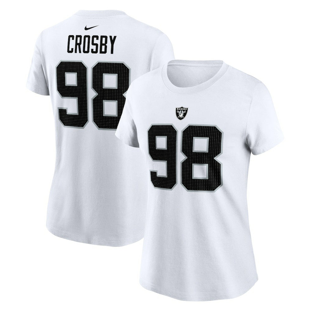 NFL Las Vegas Raiders Maxx Crosby Women's Player Name & Number T-Shirt