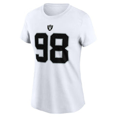 NFL Las Vegas Raiders Maxx Crosby Women's Player Name & Number T-Shirt