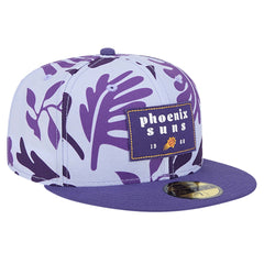 Phoenix Suns Palm Fronds 2-Tone 59FIFTY Fitted Hat - Purple | New Era discount