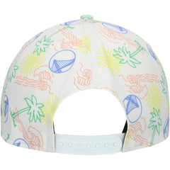 Golden State Warriors Palm Trees and Waves Golfer Adjustable Hat sale - White | New Era sale