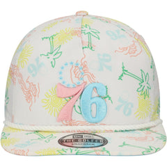 Philadelphia 76ers Palm Trees and Waves Golfer Adjustable Hat - White | New Era outlet