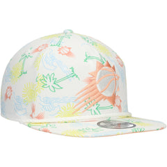 Phoenix Suns Palm Trees and Waves Golfer Adjustable Hat - White | New Era sale