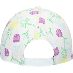 Sacramento Kings Palm Trees and Waves Golfer Adjustable Hat - White | New Era cheap