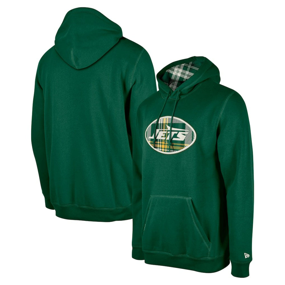 NFL New York Jets 3rd Down Plaid Pullover Hoodie
