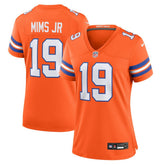 NFL Denver Broncos Marvin Mims Jr Women's Mile High Collection 1977 Throwback Player Game Jersey