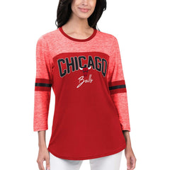 Chicago Bulls G-III 4Her by Carl Banks Women's Play the Game 3/4-Sleeve T-Shirt - Red sale