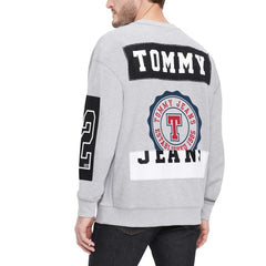 Brooklyn Nets Tommy Jeans Hayes Crew Neck Pullover Sweatshirt - Heather Gray cheap